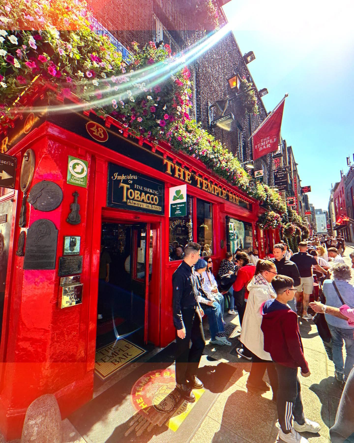 Esterno del Temple Bar a Dublino